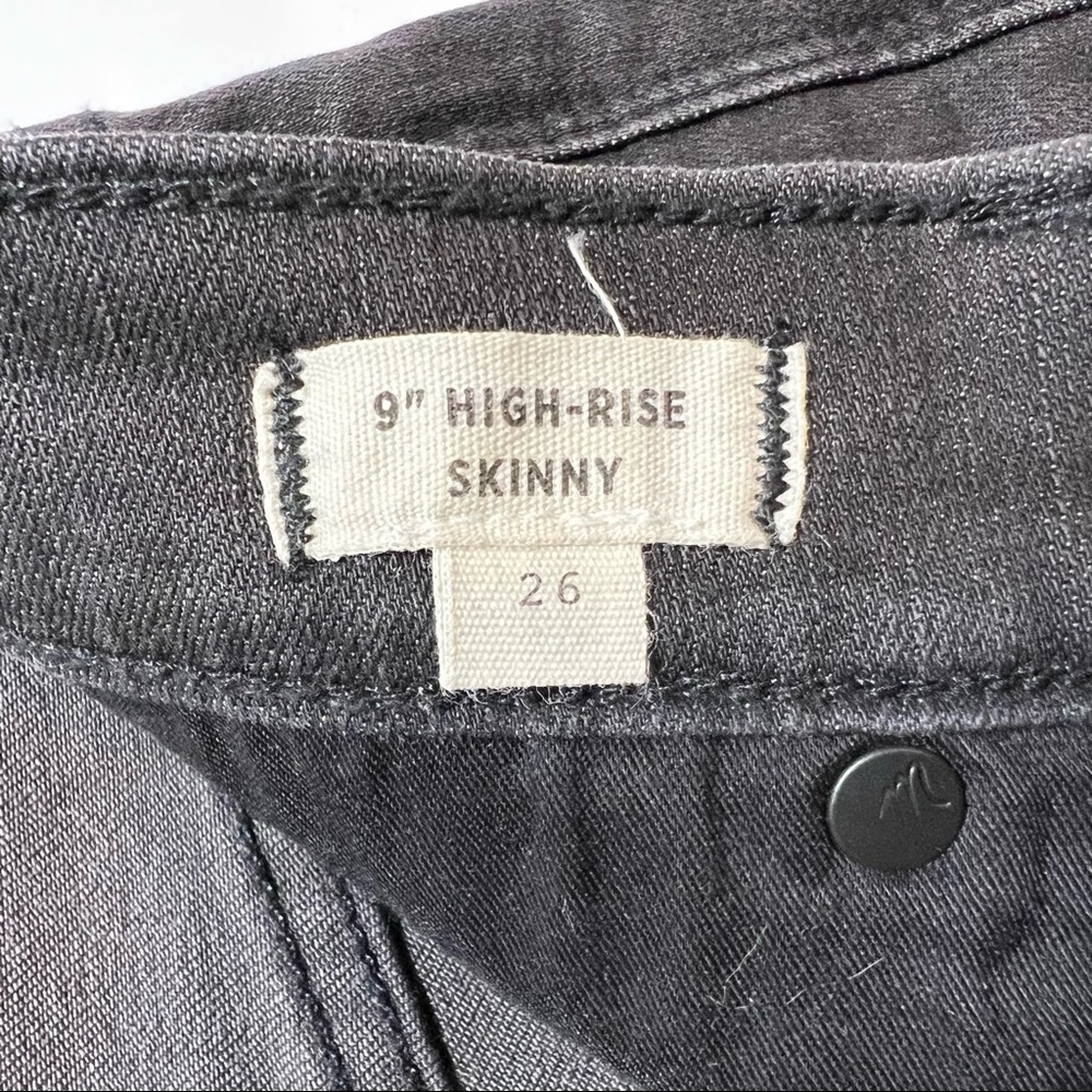 Madewell High Rise Skinny Jeans Sz 26 - Picture 11 of 14